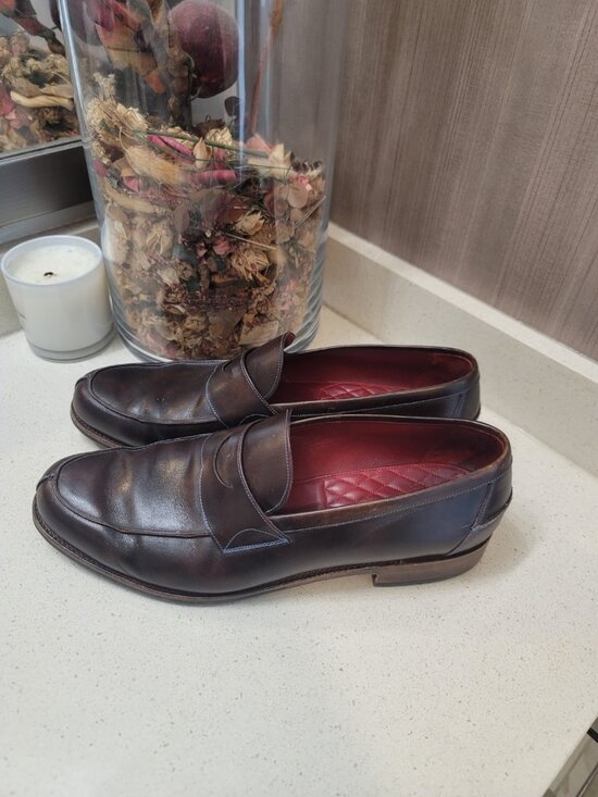 Cobbler Union Smith Penny Loafer In Brown Museum Calf 10 UK $450 MSRP main image 12